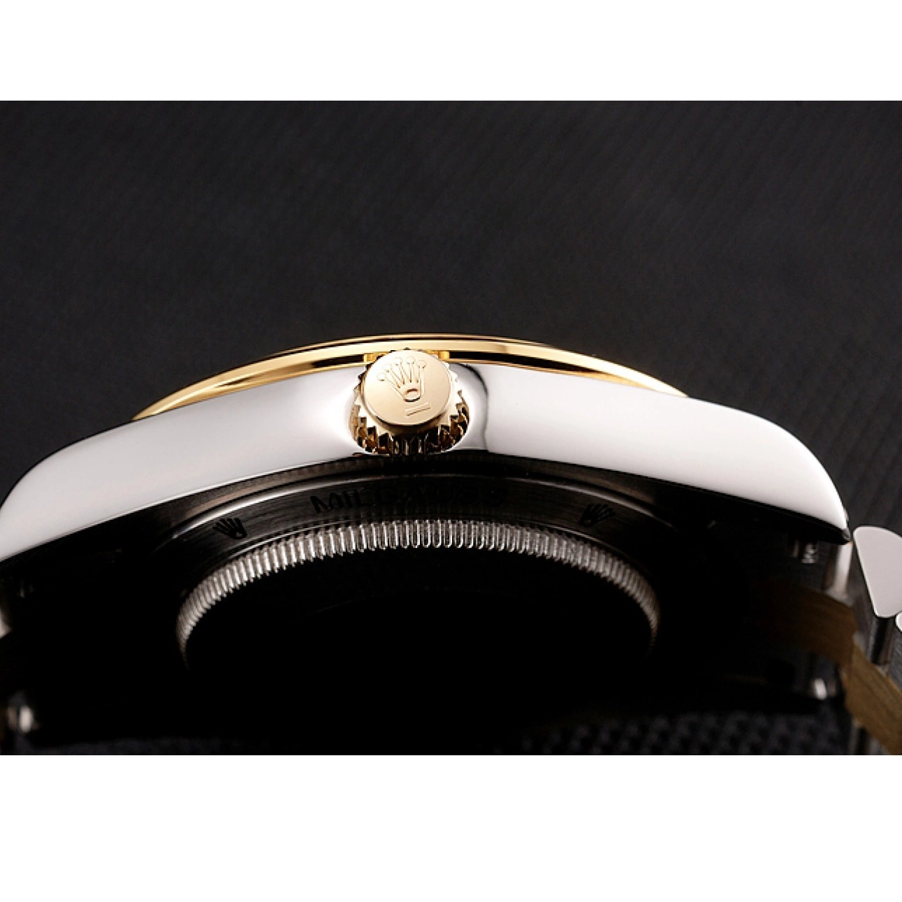 Rolex copies cheap Diamonds Bracelet Tone Swiss 1454105 Black Dial Rubies And Two Rolex Day-Date 0818
